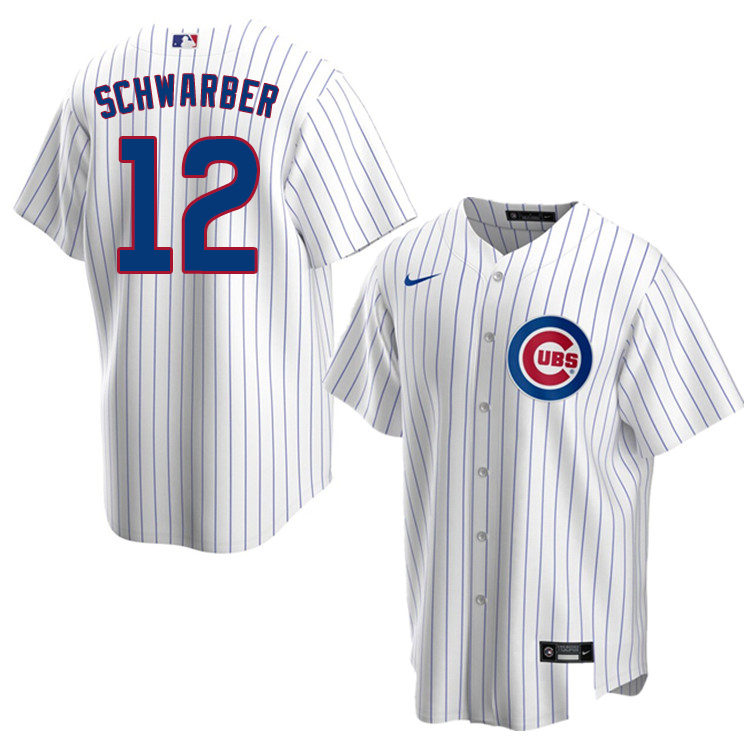 Nike Men #12 Kyle Schwarber Chicago Cubs Baseball Jerseys Sale-White